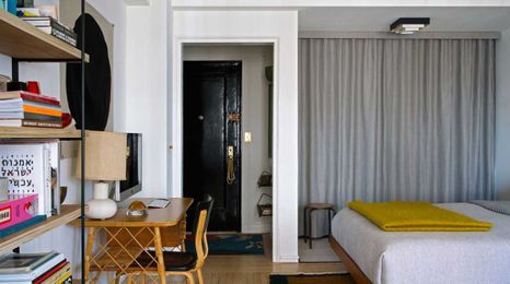 Ditch Your Closet Doors for a Tailored Curtain