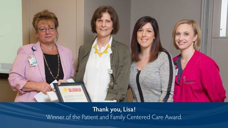Patient & Family Centered Care Award Winner