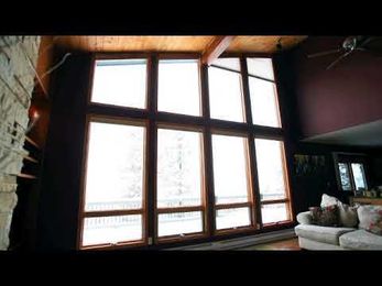 Motorized Trapezoid Honeycomb Shades