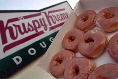 Get 12 Krispy Kreme glazed doughnuts for $1