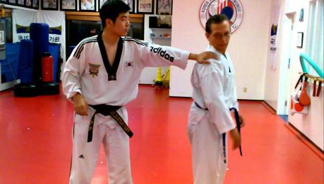 tae kwon do self defense grab techniques