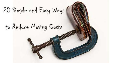 20 Simple and Easy Ways to Reduce Moving Costs