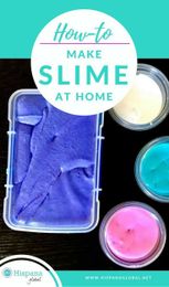 How To Make Slime At Home