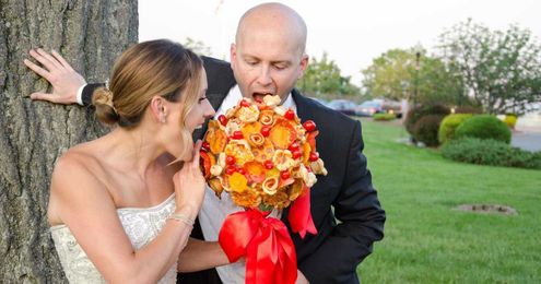 Marry Someone Who Wants to Celebrate With This Beautiful Pizza Bouquet