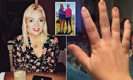 Midwife found her hands and feet swelled up because of a brain tumour