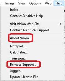 How to Activate Teamviewer in the Vision Software