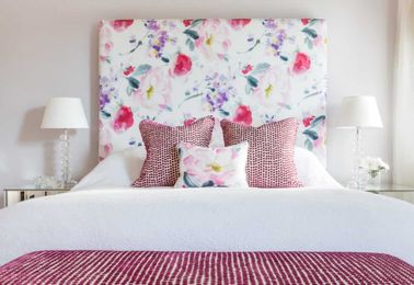 5 Ways to Work with Large Floral Prints on Upholstery
