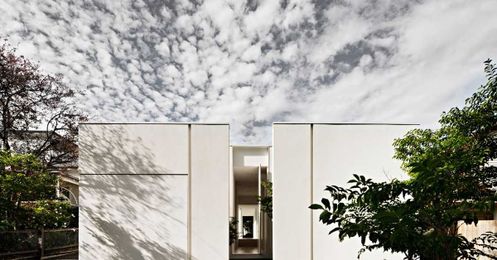 Modern house acts like a series of picture frames for nature