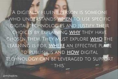 Digital Fluency, Literacy or Technology: what’s the difference?