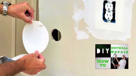 Easiest way to repair a drywall hole ever! Contractor tips