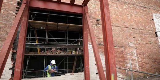 Getting ready for sets: Globe knock through is go!