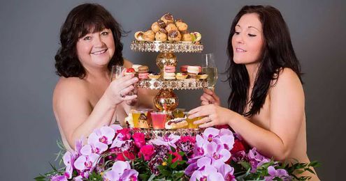 Naked florists raise £2k with calendar where flowers hid their modesty!