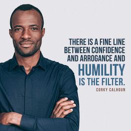 There is a fine line between confidence and arrogance...