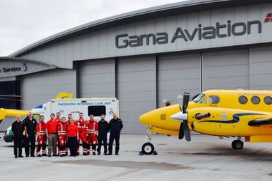 Air ambulance services from Gama Aviation. Your mission is our passion.