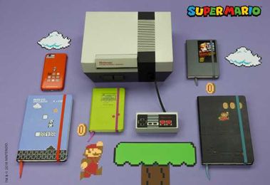 Now you’re journaling with power! (with this Mario-branded Moleskine gear)