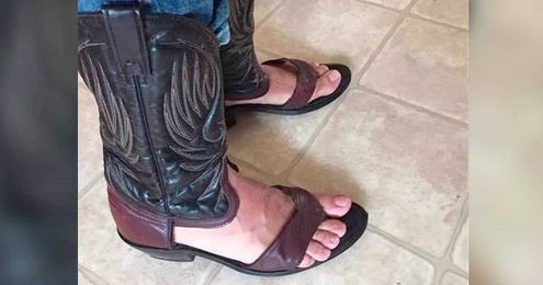 Would you wear ‘Redneck Boot-Sandals’?