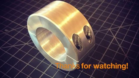 Custom Clamp for a Trolling Motor made on the Tormach 1100 PCNC