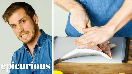 50 People Try to Fillet a Fish