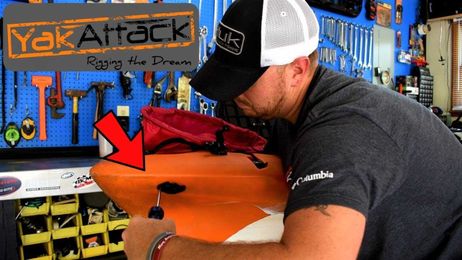 Kayak anchor trolley install / Yakattack HD / DIY / Tips & Tricks