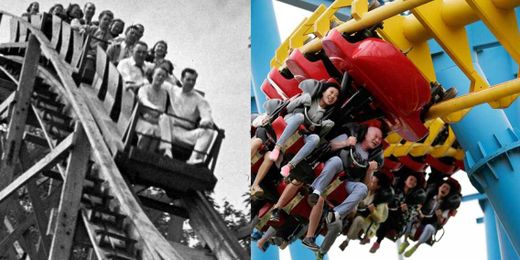 THEN AND NOW: Photos that show how much amusement parks have changed