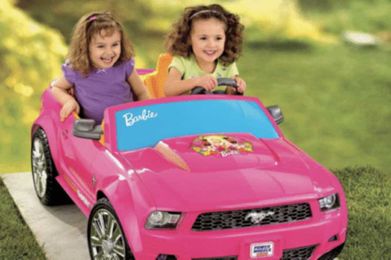 Man turns Barbie Mustang into a go-kart