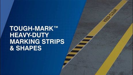 Tough-Mark™ Heavy-Duty Floor Marking Strips and Shapes