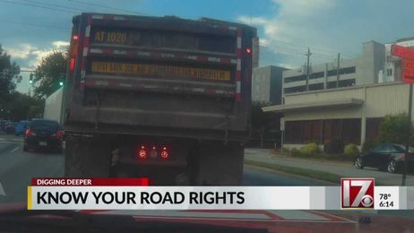 Who's responsible when dump truck debris cracks your windshield? It's complicated