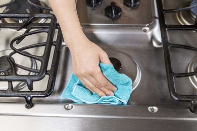 How to Clean Stainless-Steel Cooktops