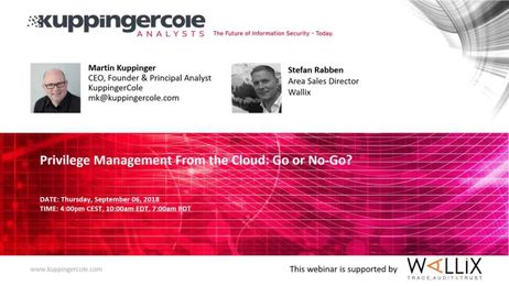 Privilege Management From the Cloud: Go or No-Go?