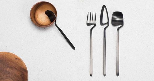‘Skeleton’ cutlery is designed to use as little material as possible