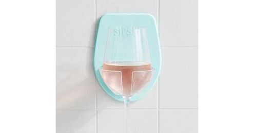 How Have You Lived This Long without a Shower Wine Glass Holder?