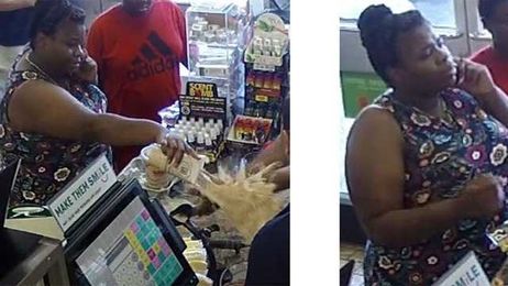 Angry customer dumps iced coffee on 7-Eleven counter