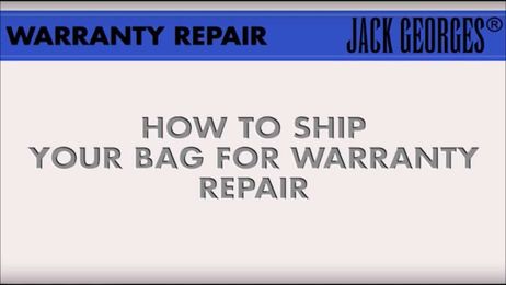 How to Ship your Jack Georges item for Warranty Repair