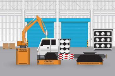 Pop-up factory can be controlled by a smart device