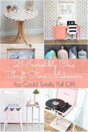 21 Chic and Inspiring Thrift Store Makeovers You Can Totally Pull Off