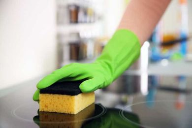 Cleaning the Glass Stove Top!