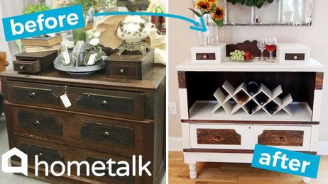 Transform a Thrift Store Dresser Into a Beautiful Bar Cart!