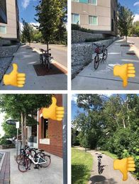 When Finished Riding a VeoRide Bike Here's Where to Park It