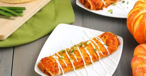 Hungry Girl Puts a Seasonal Twist on Enchiladas