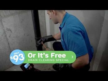 The Eco Plumbers $93 Drain Clearing Special :30