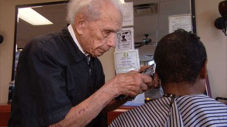 Meet the 107-Year-Old Barber Who Has Been Cutting Hair for 97 Years