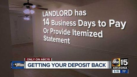 Get your deposit back