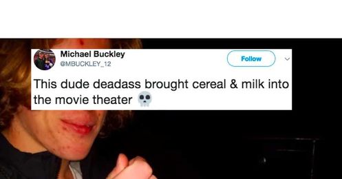 21 People Who Snuck Truly Insane Things In Movie Theaters