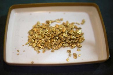 Find the places where Oregon gold rush miners found gold