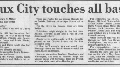 COFFEE BREAK: When the phone directory told all