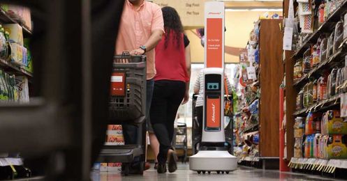 Grocers Enlist Robots to Chase E-Commerce