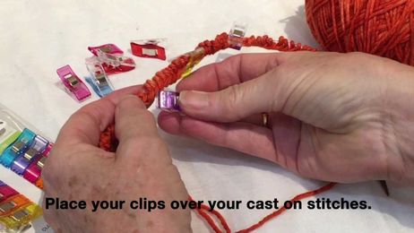 Wonder Clip Tip for Joining in the Round