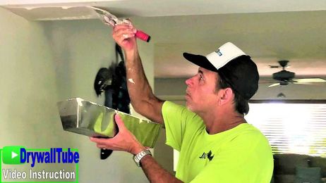 How to easily fix damaged drywall by skim coating