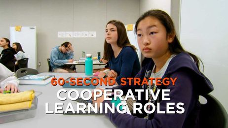 60 Second-Strategy: Cooperative Learning Roles