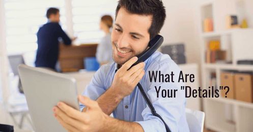 What Are Your "Details"?